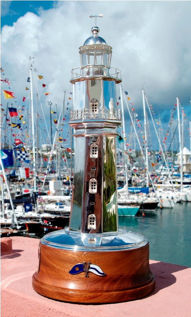 The famous St David's Lighthouse trophy - 2016 Newport Bermuda Race © Barry Pickthall/PPL http://www.pplmedia.com